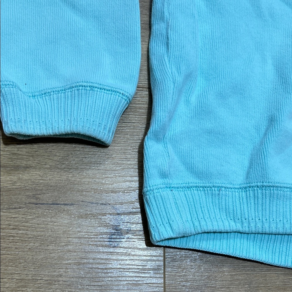 Tommy Bahama Light Blue Quarter Zip Cowl Neck Sweater - Picture 3 of 5